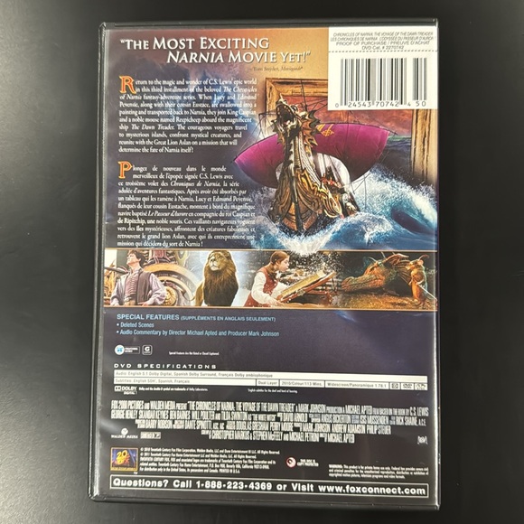 The Chronicles of Narnia: The Voyage of The Dawn Treader - DVD - Picture 2 of 4